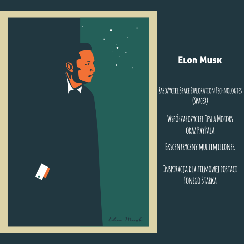 elon musk plakat